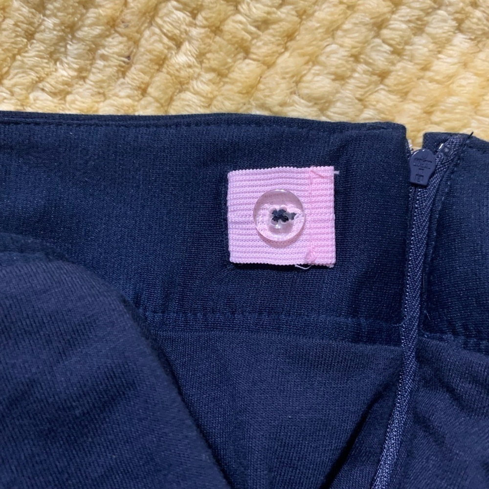 New! SKORT. Knit. Old Navy Girls Large Side Zip Navy Blue Dress Skort - Picture 7 of 7